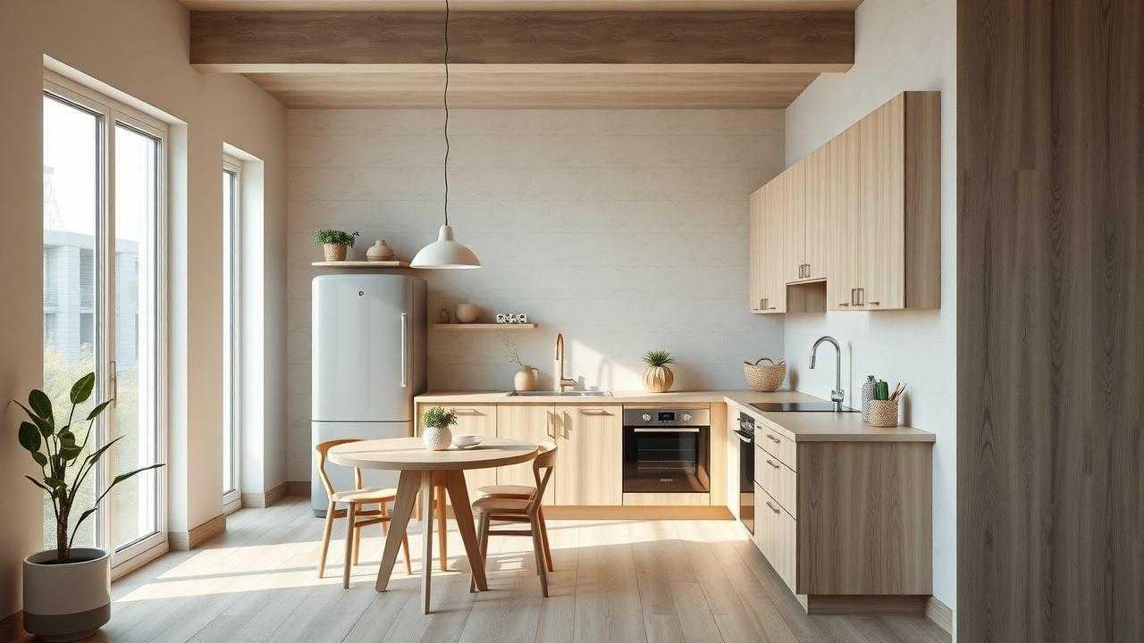 Дизайн маленькой кухни
