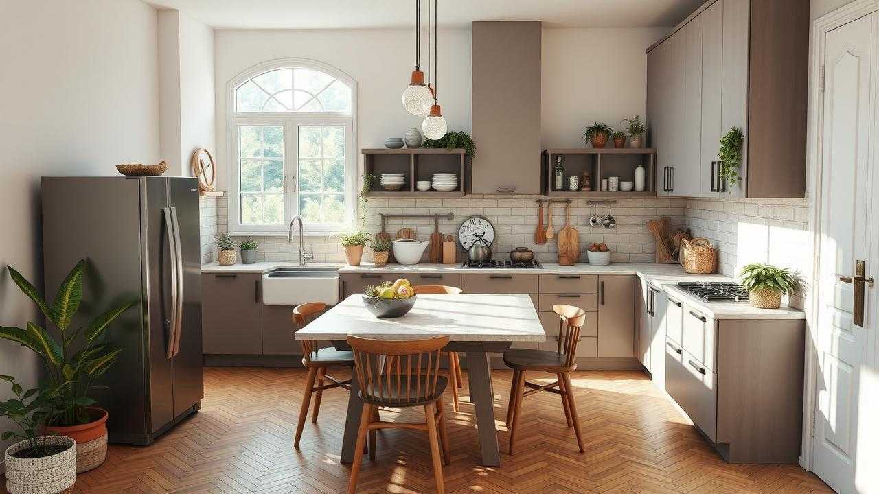 Дизайн маленькой кухни